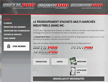 Tablet Screenshot of outilpro.ca